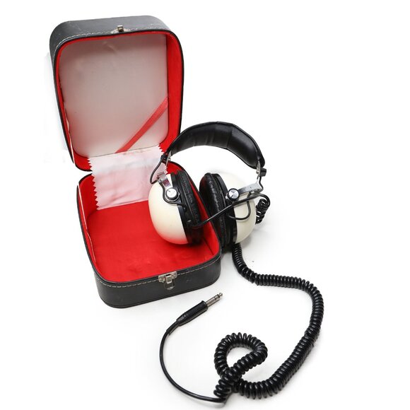 Vintage Pioneer SE-50 2-Way Stereo Headphones Adjustable with Case 70s Retro - Picture 1 of 10